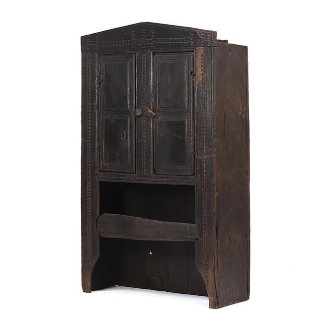 Antique Rustic Farmhouse Spanish Oak Cabinet, 1600s For Sale - Image 14 of 18