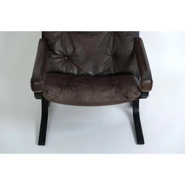 Black Mid-Century Modern Scandinavian Siesta Lounge Chair by Ingmar Relling for Westnofa, 1970s For Sale - Image 8 of 18