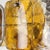 Mazzega clear and amber curved glass tile chandelier on chrome frame. Origin: Italy Circa: 1970s Dimensions: 17" high ,...