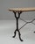 1900s French Metal Side Table With Wooden Top For Sale - Image 4 of 18
