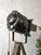 Barndoor Theater Spotlight Floor Lamp on Bundeswehr Tripod from A.E. Cremer, Paris, 1950s For Sale - Image 9 of 17