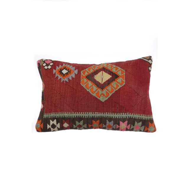 Handmade Kilim Pillow Cover For Sale - Image 4 of 4