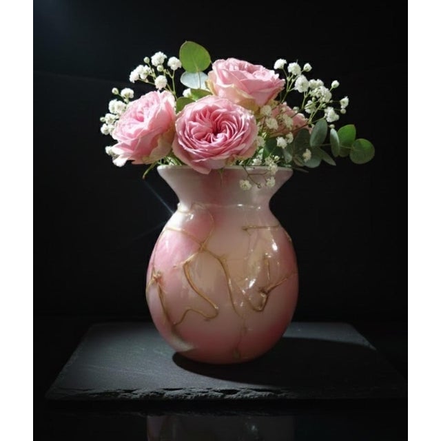 Glass Paste Vase by Florea Silviu For Sale - Image 4 of 4