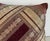 Late 20th Century One-of-a-Kind Indian Silk Sari Brocade Pillow, Zari Embroidery, 1980 For Sale - Image 5 of 15