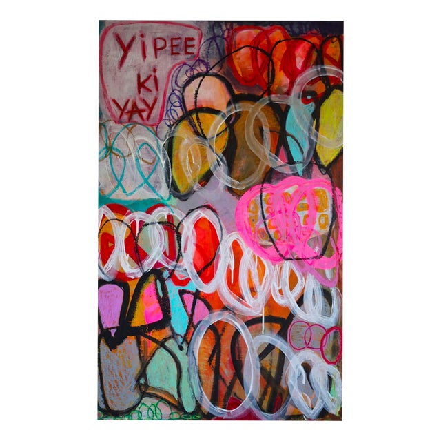 Mr Garcia, YIPEE-KI-YAY, 2025, Acrylic Painting on Canvas For Sale