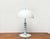 German Postmodern Table and Floor Lamps with Light Blue and White Swirl Pattern, 1980s, Set of 2 For Sale - Image 16 of 18