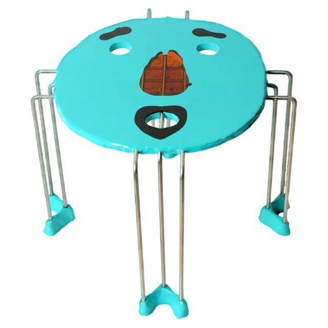Low Turquoise Triple Play Coffee Table by Gaetano Pesce for Fish Design For Sale
