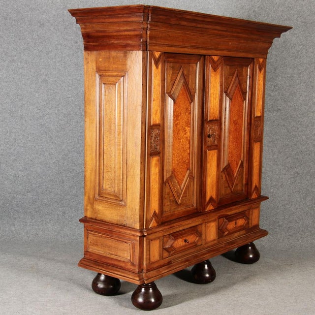 Baroque Baroque Cabinet, Northern Germany, 18th Century For Sale - Image 3 of 18
