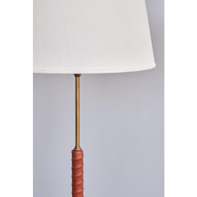 Bergboms Vintage G-31 Floor Lamp in Brass by Bergboms, 1940s For Sale - Image 4 of 12