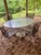 Mid 20th Century Stunning Vintage Brown Jordan Tamiami Patio Dining Set - Table + 4 Chairs (Coffee and Cream Colors) For Sale - Image 5 of 6