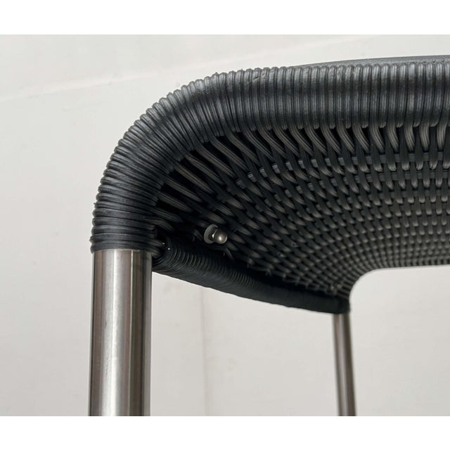 Vintage German B30 Cantilever Barstools with Leather Cushions from Tecta and Jean Prouve, Set of 2 For Sale - Image 14 of 18