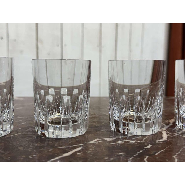 Baccarat Crystal Whisky Tumblers, Rotary Pattern, Set of 6 For Sale - Image 8 of 10