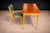 Console With Drawer and Chair in Hardwood, Unknown, 1950s For Sale - Image 12 of 15
