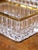Brass Early 20th Century French Baccarat-Style Cut Glass and Brass Jewelry Box For Sale - Image 8 of 10