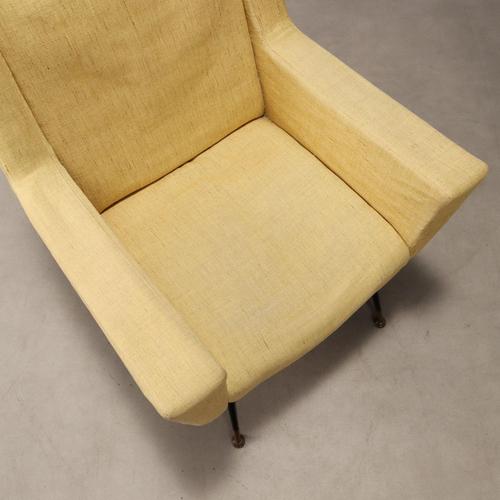 Vintage Armchair with Foam Padding For Sale - Image 6 of 9