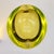 1960s Large Ashtray in Uranium Murano Glass. Made in Italy. For Sale - Image 7 of 9