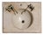 Marble Top Sink With Original Nickel Silver Faucets For Sale