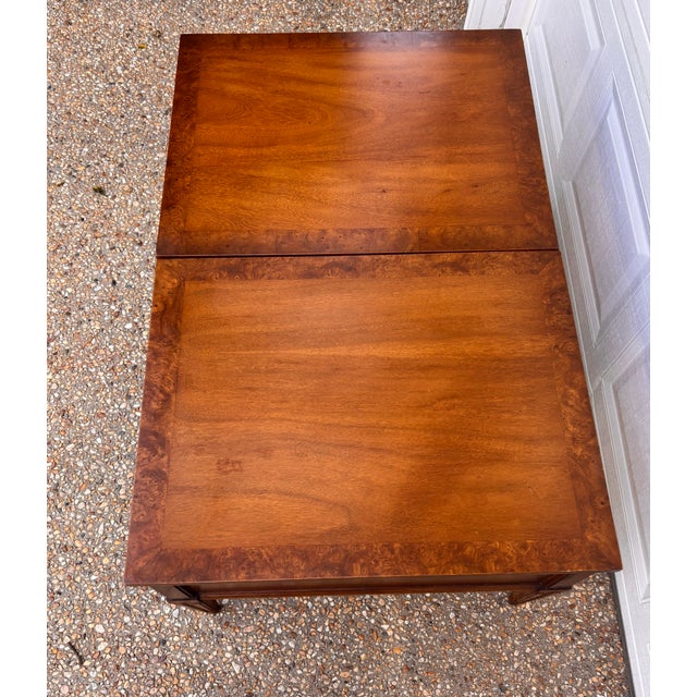 Wood Vintage Mid to Late Twentieth Century AltaVista Lane End Tables, a Pair For Sale - Image 7 of 9