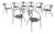 Italian Modern Boulevard Aluminium Chairs by Y Ferdinand Alexander Porsche for Ycami, 1990s, Set of 8 For Sale