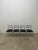 Set of four original Otto Gerdau chrome dining chairs with black Naugahyde seats circa 1960s, Italy.