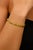 Contemporary Mid 20th Century Chanel 18k Yellow Gold Bracelet Iconic C Logo Links 7" For Sale - Image 3 of 10