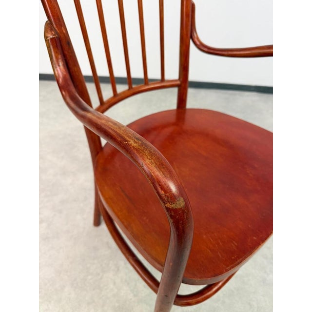 Thonet Bentwood Model A63-F Armchairs by Josef Frank for Thonet-Mundus, 1930s, Set of 2 For Sale - Image 4 of 13
