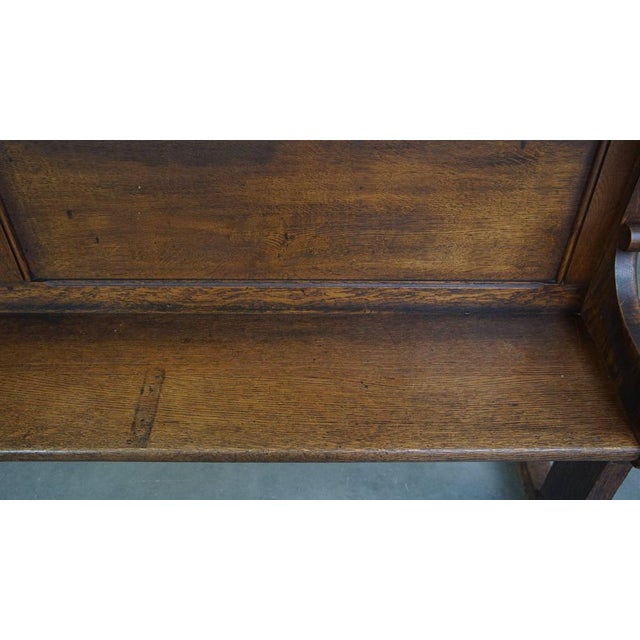 Late 19th Century Gothic Oak Church Pew For Sale - Image 9 of 17
