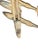Mid-Century Modern Vintage Us Army Air Forces Wwii Sterling Silver P-38 Lightning Airplane Brooch For Sale - Image 3 of 8