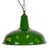 Industrial Green Enamel Factory Pendant Lamp from Jackson Electrical Co., 1960s For Sale
