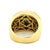 Mid-Century Modern Vintage Italian 18k Gold Pavé Diamond Dome Ring, 1.75 Carats, Size 6 For Sale - Image 3 of 9
