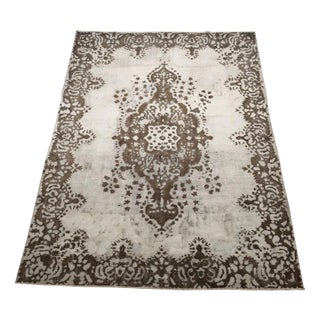 Vintage Turkish Rug in Wool For Sale