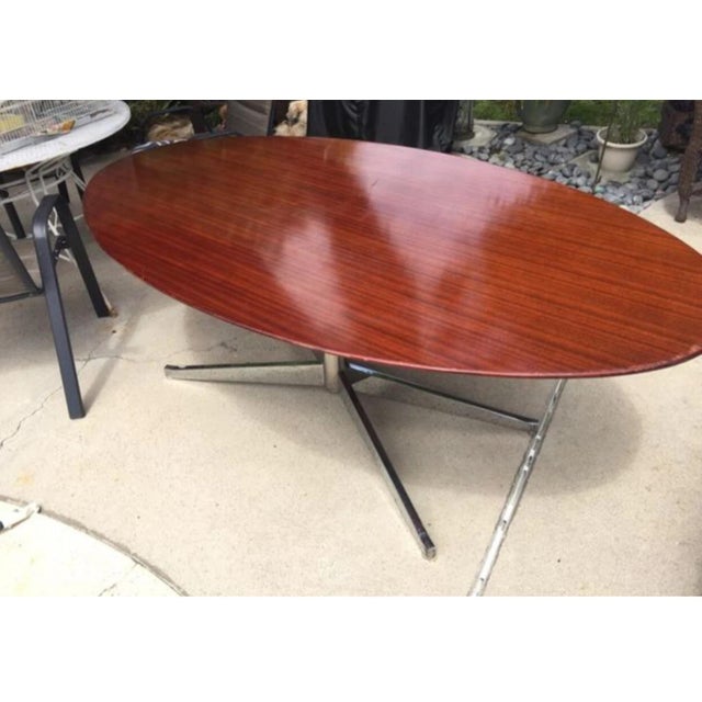 Mid-Century Modern 1980s Florence Knoll Mid Century Modern Dining Conference Table by Stow & Davis For Sale - Image 3 of 10