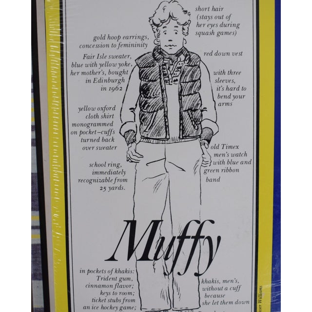 Traditional The Official Preppy C1981 Note Pad W/ Muffy & Skip (Sealed/ New) For Sale - Image 3 of 5