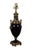 Traditional Antique French Empire Converted Cobalt Blue Glass Brass Urn Oil Lamp For Sale - Image 3 of 12