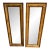 Boho Coastal Vintage Bamboo Mirrors - A Pair For Sale
