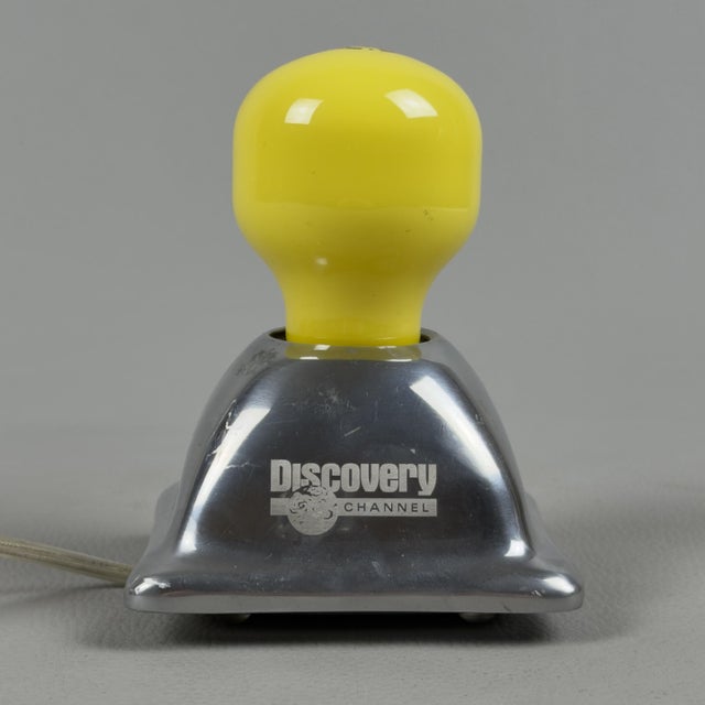 Vintage Advertising Aluminum Table Lamp For Sale - Image 4 of 13