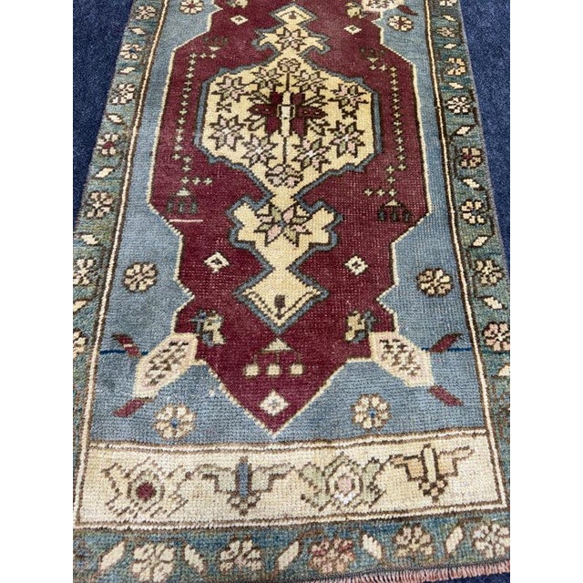 Contemporary Turkish Yastik Rug 1'10" x 3'5" For Sale - Image 3 of 5