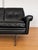 Vintage Danish Four-Seater Sofa in Black Leather and Chrome from Svend Skipper For Sale - Image 10 of 11