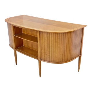 1950s Tomlinson Walnut Desk Designed by John Lubberts & Lambert Mulder For Sale