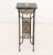Brandt Style Wrought Iron & Marble Pedestals, Pair For Sale - Image 10 of 10