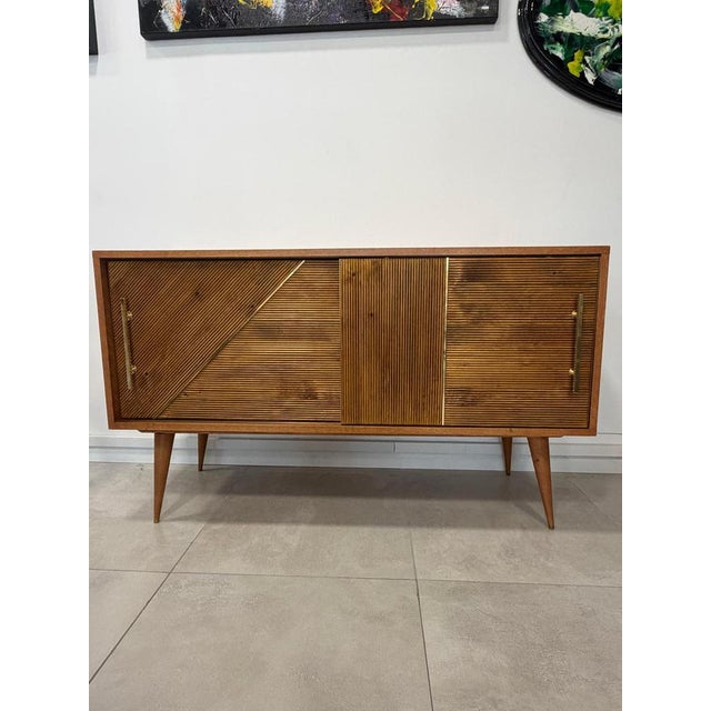 Beech Wood Sideboard, 1980s For Sale - Image 3 of 15