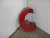Plastic Letter C in Red Plastic, 1970s For Sale - Image 7 of 7