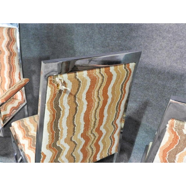 1960s Mid-Century Sleek Dining Chairs - 6 Pieces For Sale In New York - Image 6 of 6