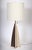 Classic three foot high Gerald Thurston for Lightolier Two-Tone Parabolic Fin Porcelain Table Lamp. Featuring concave...