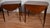 1940 Pair of Baker Furniture Regency Mahogany Inlaid Pembroke Side / End Tables For Sale - Image 17 of 18