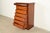 Late 20th Century Grange French Louis Philippe Solid Cherry Wood Highboy Dresser or Chest of Drawers For Sale - Image 5 of 14