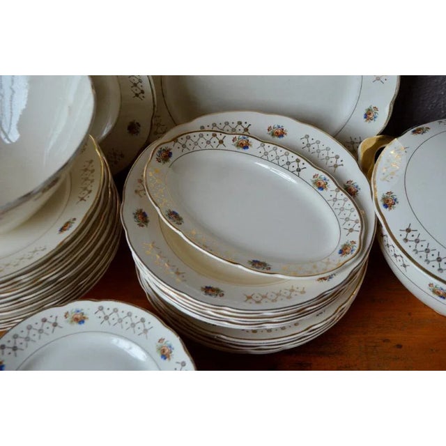 Ceramic Bohemian Porcelain Dinner Set from Villeroy & Boch, 1950s, Set of 37 For Sale - Image 7 of 11