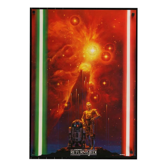 Star Wars "Return of the Jedi" Original Vintage Poster by Noriyoshi Ohrai, Japanese, 1983 For Sale