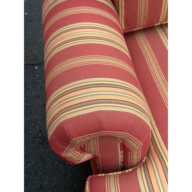 Salmon Masterfield Furniture Upholstered Chair For Sale - Image 8 of 9