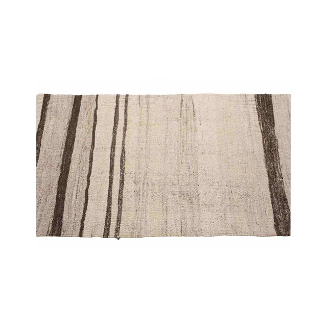 1960s Small Vintage Modern Kilim Rug - 2`1″ X 4`7″ Ft. For Sale - Image 5 of 6